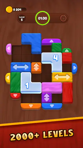 Wood Color Jam - Puzzle screenshot