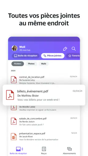 Yahoo Mail : votre boîte email screenshot