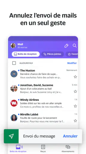 Yahoo Mail : votre boîte email screenshot