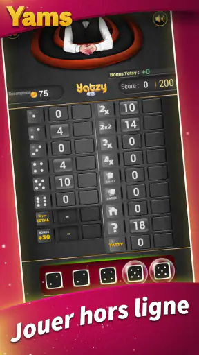 Yams - Jeu de Dés Hors ligne screenshot