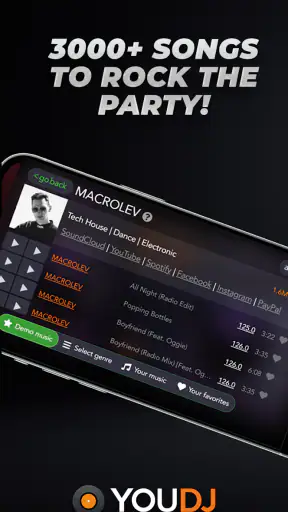 YouDJ Mixer - App facile de DJ screenshot