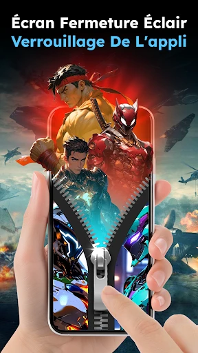 Zipper Lock Wallpapers Screen screenshot