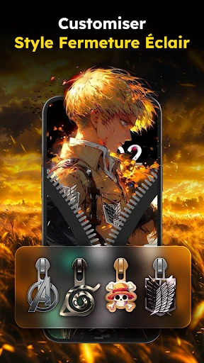 Zipper Lock Wallpapers Screen screenshot