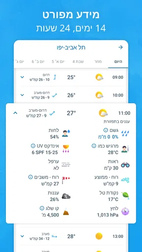 Meteored - מזג אוויר ומכ״ם גשם screenshot