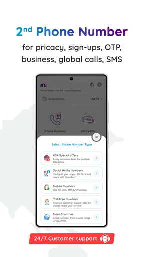 Numero: Data, Numbers, & Calls screenshot