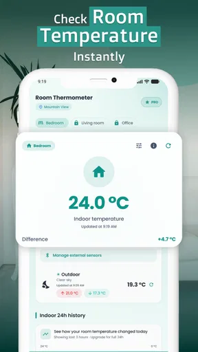 Room Temperature Thermometer screenshot