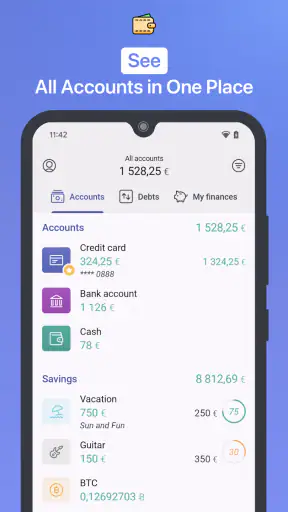 1Money: הוצאות, תקציב משפחתי screenshot