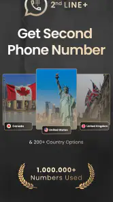 2nd Line+ Second Number & eSIM screenshot