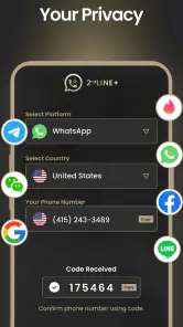 2nd Line+ Second Number & eSIM screenshot