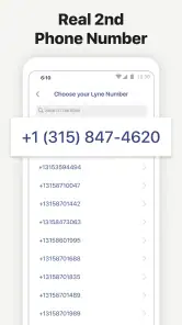 2nd Line - Second Phone Number screenshot