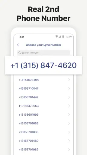 2nd Line - Second Phone Number screenshot