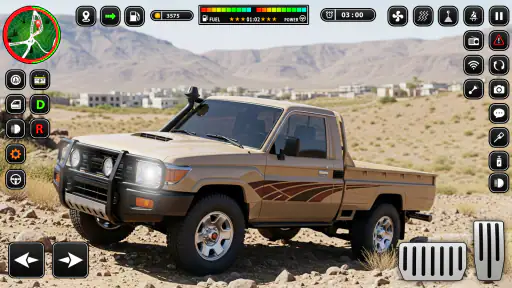 4x4 Land Cruiser 4x4 Jeep Game screenshot
