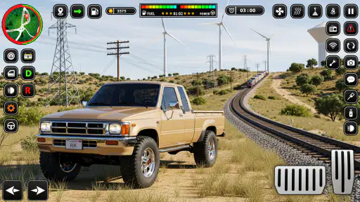 4x4 Land Cruiser 4x4 Jeep Game screenshot