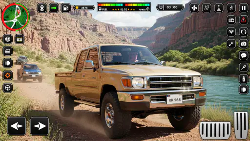 4x4 Land Cruiser 4x4 Jeep Game screenshot