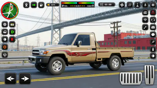 4x4 Land Cruiser 4x4 Jeep Game screenshot