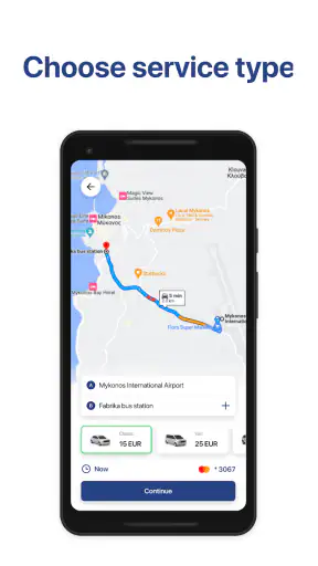 Aegean Taxi: Ride app screenshot
