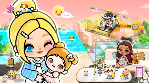 Aha World: משחק התחפשות לבובה screenshot