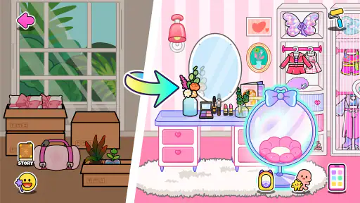Aha World: משחק התחפשות לבובה screenshot