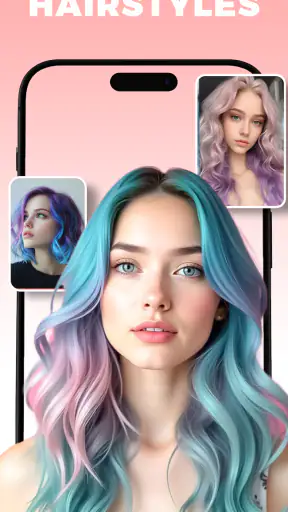 AI Hair Color Style Art Change screenshot