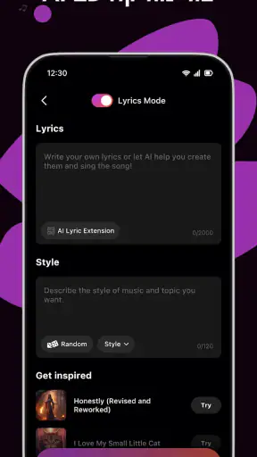 AI Music Generator - Waazy screenshot