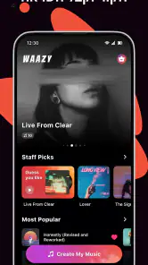AI Music Generator - Waazy screenshot