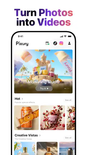 AI Product Video & Ad - Pixury screenshot