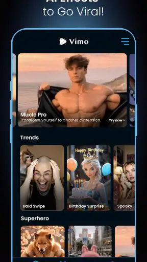 AI Video Generator - Vimo screenshot