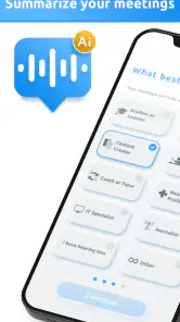 AI להמיר קול לטקסט screenshot