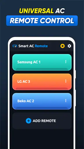 Air Conditioner Remote Control screenshot
