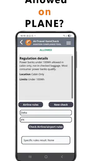 AirTravel ItemCheck screenshot