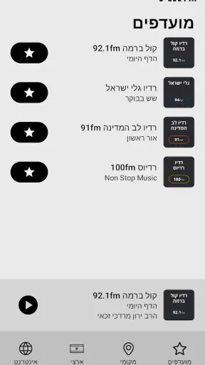 All-FM תחנות רדיו בישראל בקליק screenshot
