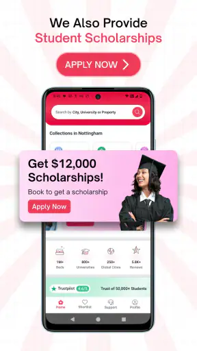 amber: find student apartments screenshot