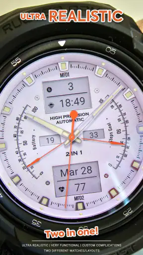ANALOG MASTER Watch face screenshot
