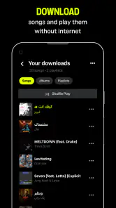 Anghami: Play music & Podcasts screenshot
