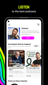 Anghami: Play music & Podcasts screenshot