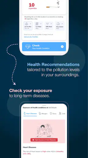 AQI (Air Quality Index) screenshot