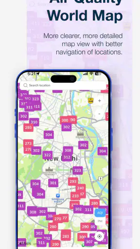 AQI (Air Quality Index) screenshot