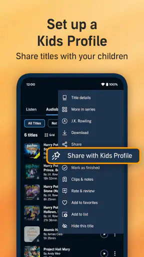Audible – ספרי שמע מבית Amazon screenshot