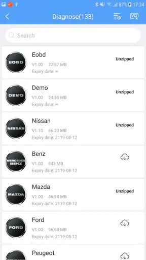 Autel MaxiAP200 screenshot
