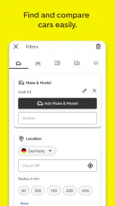 AutoScout24: Automobile market screenshot