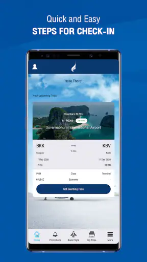 Bangkok Airways screenshot