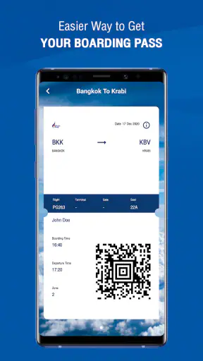 Bangkok Airways screenshot