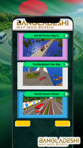 Bangladeshi Map Mod Bussid screenshot