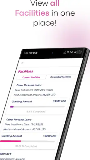 Bank of Palestine screenshot