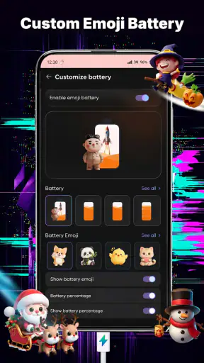 Battery Charging Effect Screen screenshot