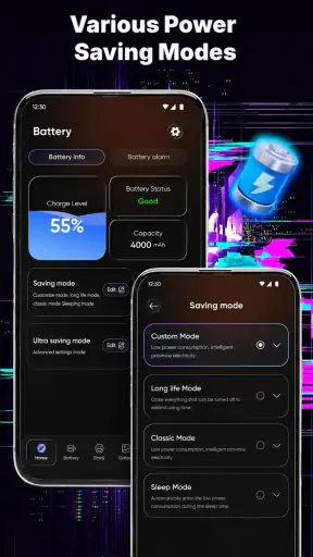 Battery Charging Effect Screen screenshot