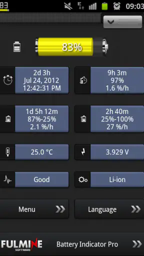 Battery Indicator Pro screenshot