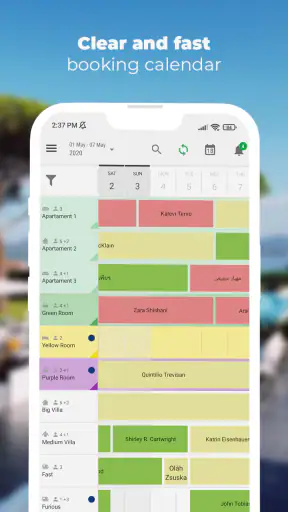 BedBooking Booking Calendar screenshot
