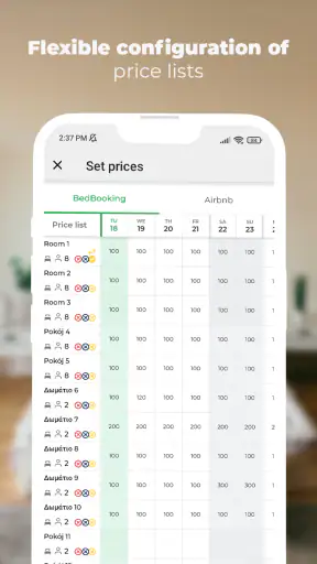 BedBooking Booking Calendar screenshot