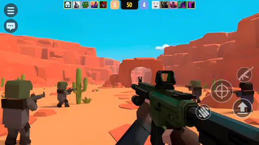 BLOCKFIELD — PvP Pixel Shooter screenshot